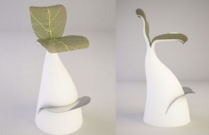 植物吧臺椅