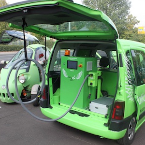 天使汽車：世界第一個移動充電站
